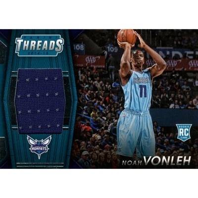 2014-15 Panini Threads Rookie Jumbo Materials #9 Noah Vonleh
