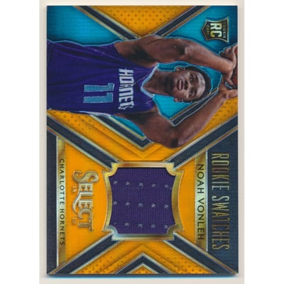 2014-15 Select Rookie Swatches Prizms Orange #22 Noah Vonleh