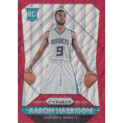 2015-16 Panini Prizm Prizms Ruby Wave #319 Aaron Harrison