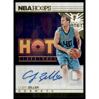 2016-17 Hoops Hot Signatures #1 Cody Zeller