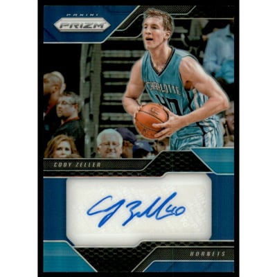 2016-17 Panini Prizm Veteran Signatures Prizms Blue #37 Cody Zeller
