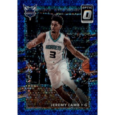2017-18 Donruss Optic Fast Break Blue #20 Jeremy Lamb