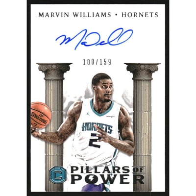 2017-18 Panini Cornerstones Pillars of Power Autographs #25 Marvin Williams/159