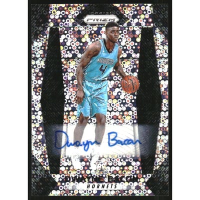 2017-18 Panini Prizm Autographs Fast Break #234 Dwayne Bacon