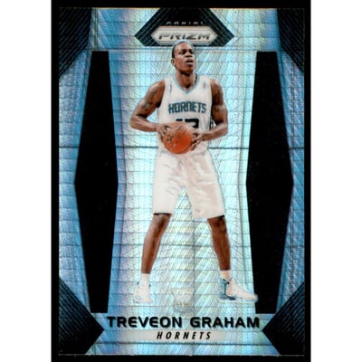 2017-18 Panini Prizm Prizms Hyper #239 Treveon Graham