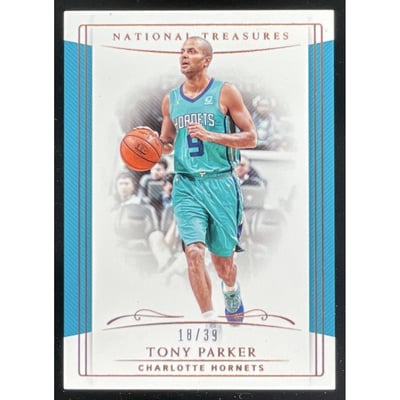 2018-19 Panini National Treasures Bronze #50 Tony Parker /39
