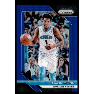 2018-19 Panini Prizm Prizms Blue #50 Malik Monk