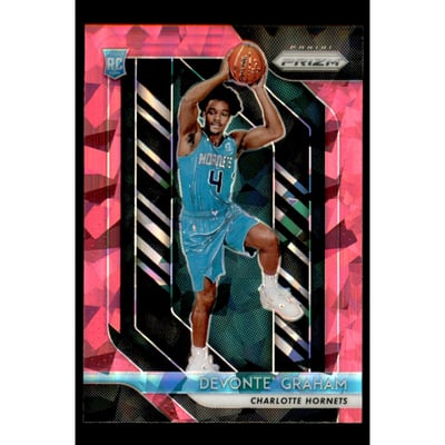 2018-19 Panini Prizm Prizms Pink Ice #288 Devonte' Graham