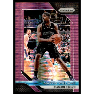 2018-19 Panini Prizm Prizms Purple Pulsar #40 Marvin Williams