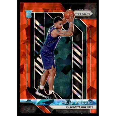 2018-19 Panini Prizm Prizms Red Ice #278 Miles Bridges