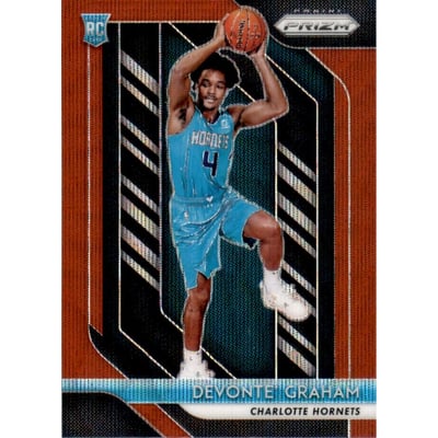 2018-19 Panini Prizm Prizms Ruby Wave #288 Devonte' Graham