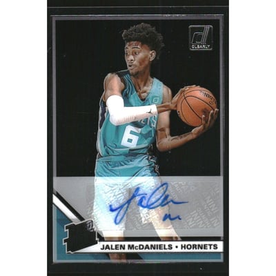 2019-20 Clearly Donruss Rated Rookie Autographs #33 Jalen McDaniels