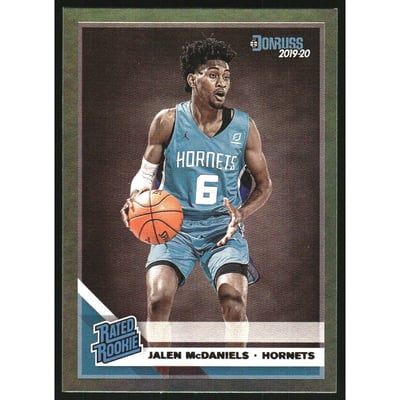2019-20 Donruss Green Flood #247 Jalen McDaniels RR