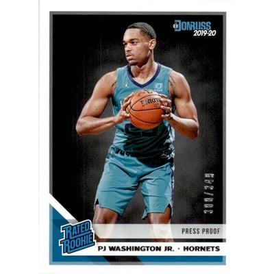 2019-20 Donruss Press Proof Silver #211 PJ Washington Jr. RR
