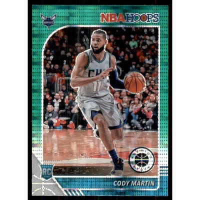 2019-20 Hoops Premium Stock Prizms Green Pulsar #229 Cody Martin