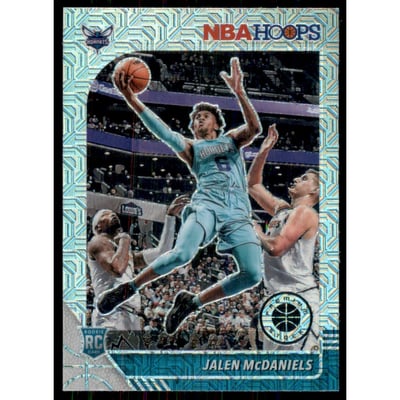 2019-20 Hoops Premium Stock Prizms Silver Mojo #246 Jalen McDaniels