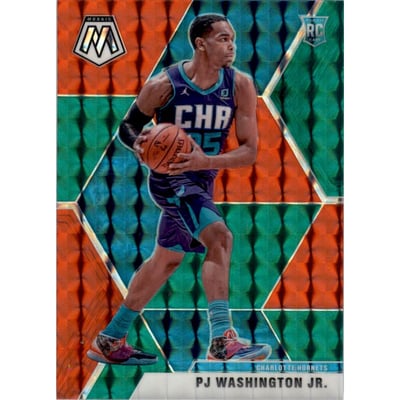 2019-20 Panini Mosaic Mosaic Choice Red and Green #213 PJ Washington Jr.