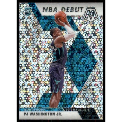 2019-20 Panini Mosaic Mosaic Fast Break Silver #278 PJ Washington Jr.