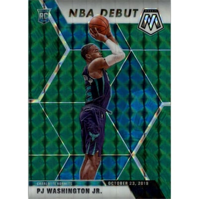 2019-20 Panini Mosaic Mosaic Green #278 PJ Washington Jr.