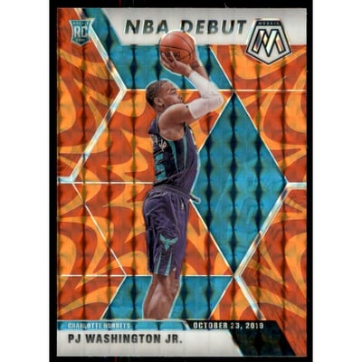 2019-20 Panini Mosaic Mosaic Orange Reactive #278 PJ Washington Jr.