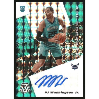 2019-20 Panini Mosaic Rookie Autographs Mosaic #25 PJ Washington Jr.