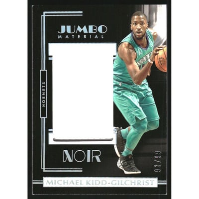 2019-20 Panini Noir Jumbo Material #53 Michael Kidd-Gilchrist