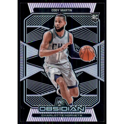 2019-20 Panini Obsidian Electric Etch Purple #178 Cody Martin/75