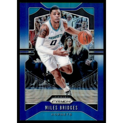 2019-20 Panini Prizm Prizms Blue #55 Miles Bridges