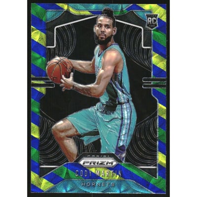 2019-20 Panini Prizm Prizms Choice Blue Yellow and Green #278 Cody Martin