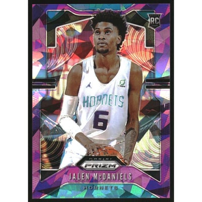 2019-20 Panini Prizm Prizms Purple Ice #297 Jalen McDaniels