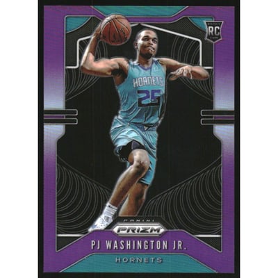 2019-20 Panini Prizm Prizms Purple #258 PJ Washington Jr.