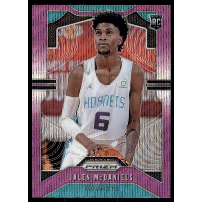 2019-20 Panini Prizm Prizms Purple Wave #297 Jalen McDaniels