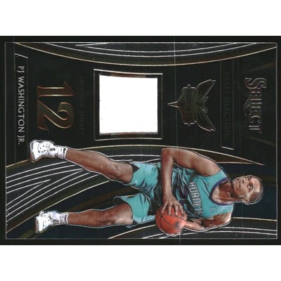 2019-20 Select Draft Selections Memorabilia #14 PJ Washington Jr.