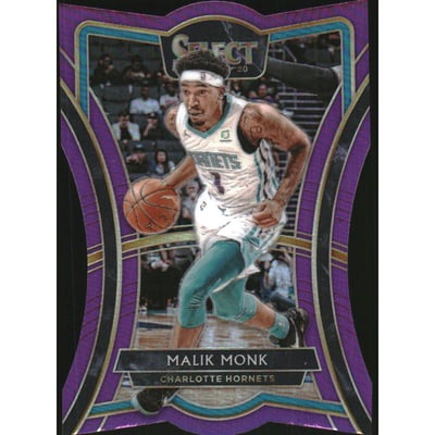 2019-20 Select Prizms Purple Die Cut #125 Malik Monk