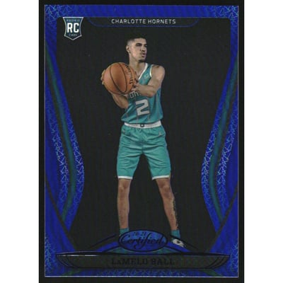 2020-21 Certified Mirror Blue #198 LaMelo Ball