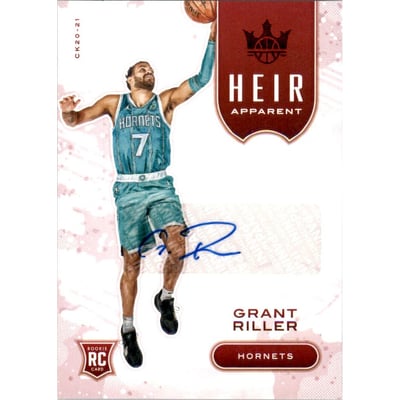 2020-21 Court Kings Heir Apparent Autographs Ruby #18 Grant Riller/75