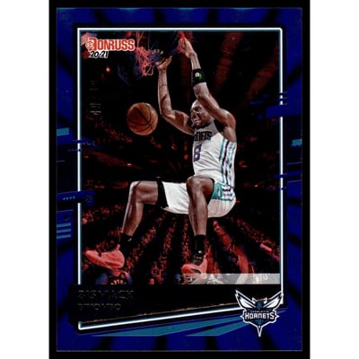 2020-21 Donruss Holo Blue Laser #78 Bismack Biyombo