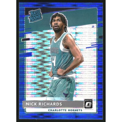 2020-21 Donruss Optic Blue Pulsar #193 Nick Richards RR