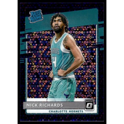 2020-21 Donruss Optic Fast Break Purple #193 Nick Richards RR