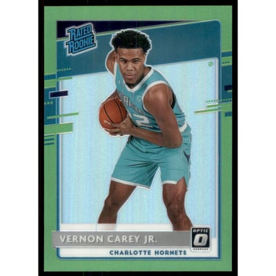 2020-21 Donruss Optic Lime Green #182 Vernon Carey Jr. RR