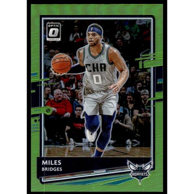 2020-21 Donruss Optic Lime Green #21 Miles Bridges