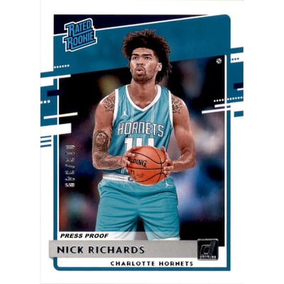 2020-21 Donruss Press Proof Silver #222 Nick Richards RR