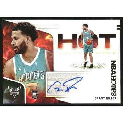 2020-21 Hoops Hot Signatures Rookies #18 Grant Riller
