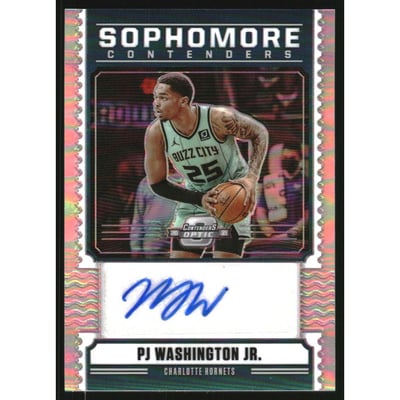 2020-21 Panini Contenders Optic Sophomore Contenders Autographs #2 PJ Washington Jr./149