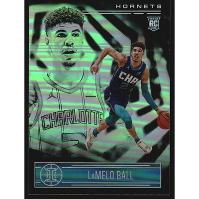 2020-21 Panini Illusions Emerald #151 LaMelo Ball