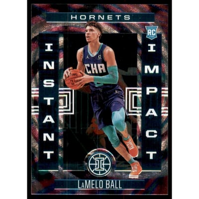 2020-21 Panini Illusions Instant Impact #8 LaMelo Ball