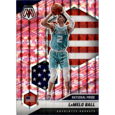 2020-21 Panini Mosaic Mosaic Camo Pink #257 LaMelo Ball