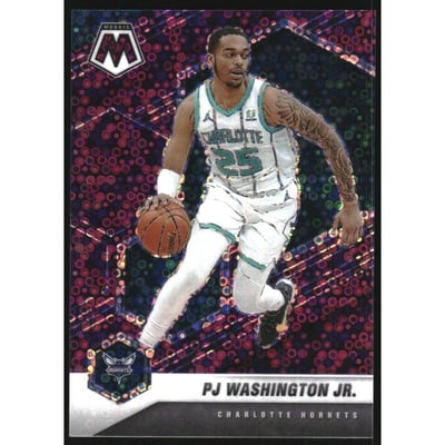 2020-21 Panini Mosaic Mosaic Fast Break Purple #27 PJ Washington Jr.