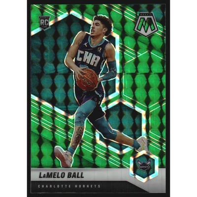 2020-21 Panini Mosaic Mosaic Green #202 LaMelo Ball