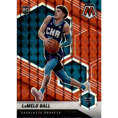 2020-21 Panini Mosaic Mosaic Red #202 LaMelo Ball